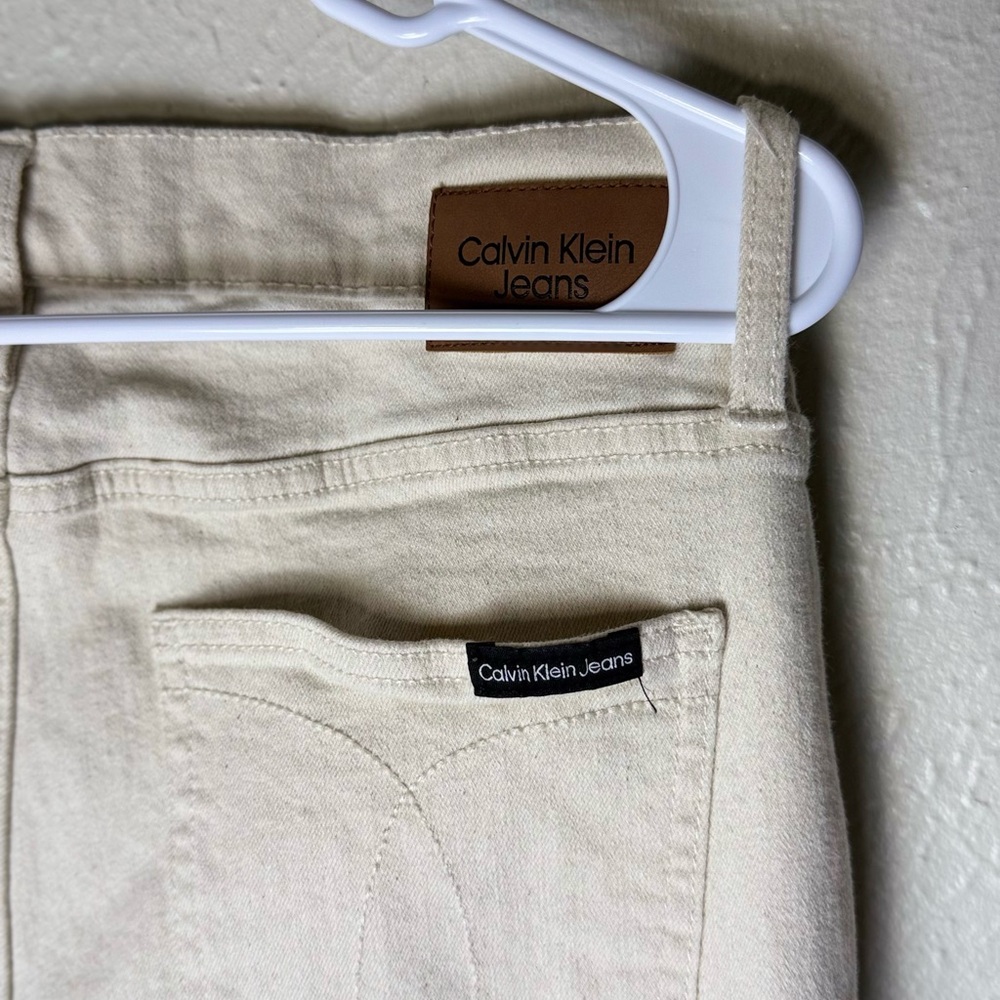 Calvin Klein Off-White Denim